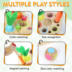 Ancaixin Montessori toys: wooden dice and cube for early counting