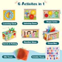 Ancaixin shape sorter blocks support shape recognition and sorting practice