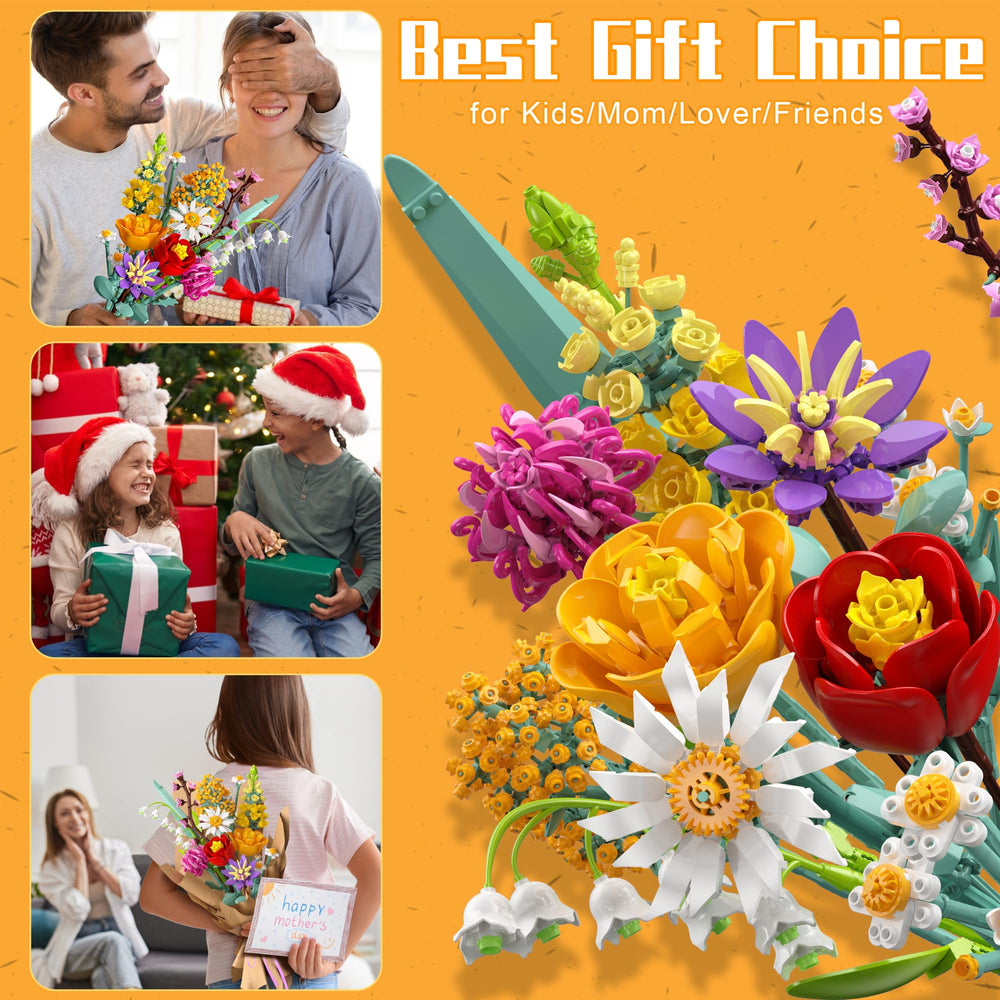 Ancesfun gift-ready bouquet kit makes a thoughtful holiday present.