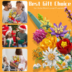 Ancesfun gift-ready bouquet kit makes a thoughtful holiday present.