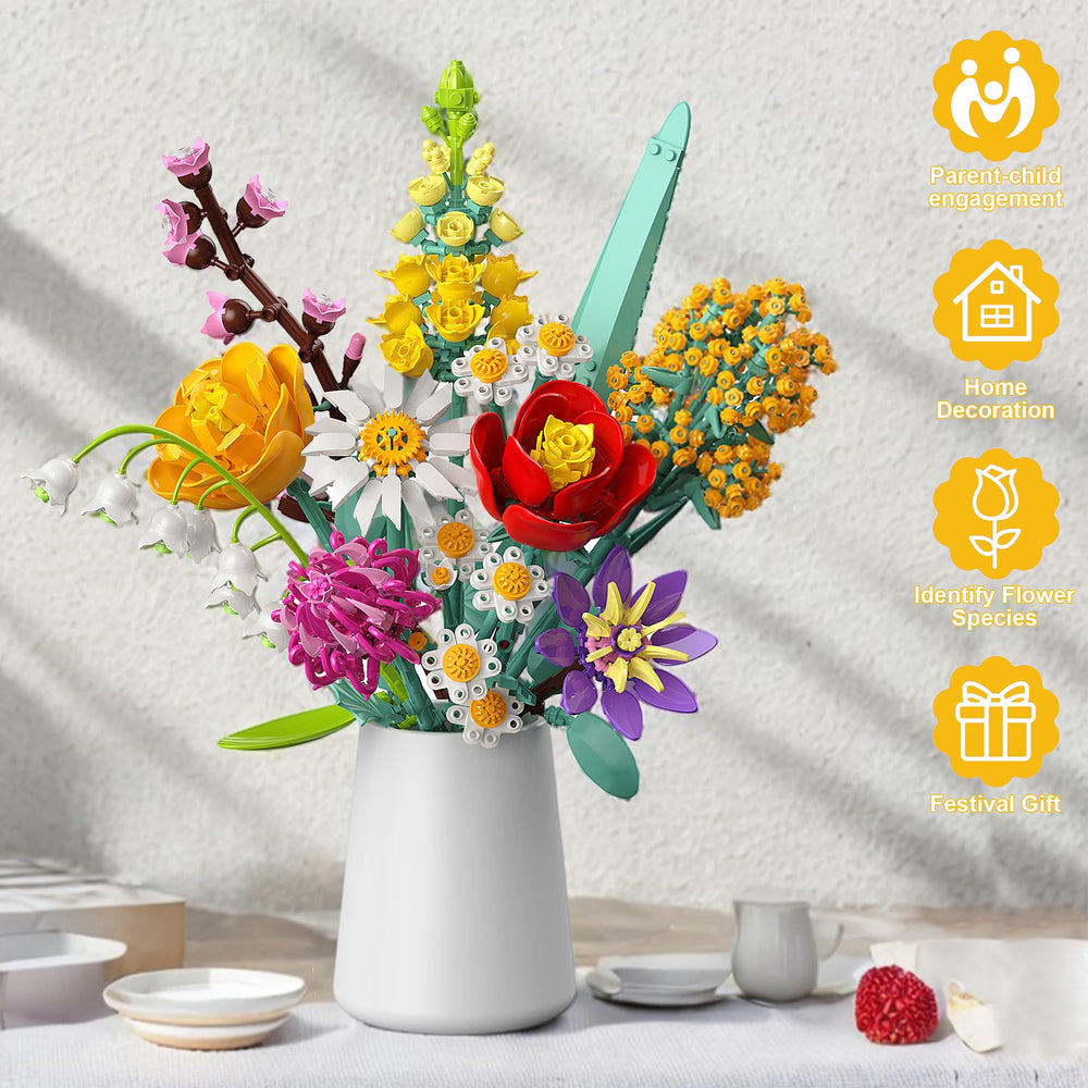 Ancesfun vase not included note for flexible display options.