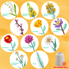 Ancesfun wildflower botanical collection provides a lifelike year-round display.
