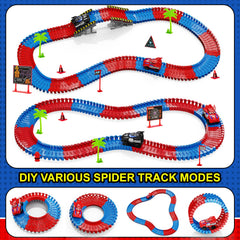 Ancitoy Unboxed set in action with kids racing the cars.