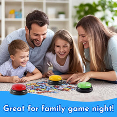 AndiluluBear buzzers feature multi-color lighting to identify who buzzed first