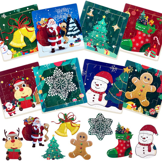 Anditoy Santa Claus Christmas puzzle for focused play and fine motor skills.