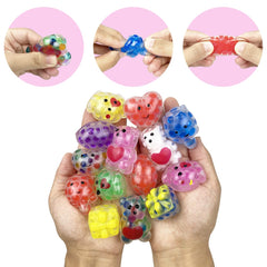 Anditoy Valentines squeeze toy lip with cards, a playful desk accessory