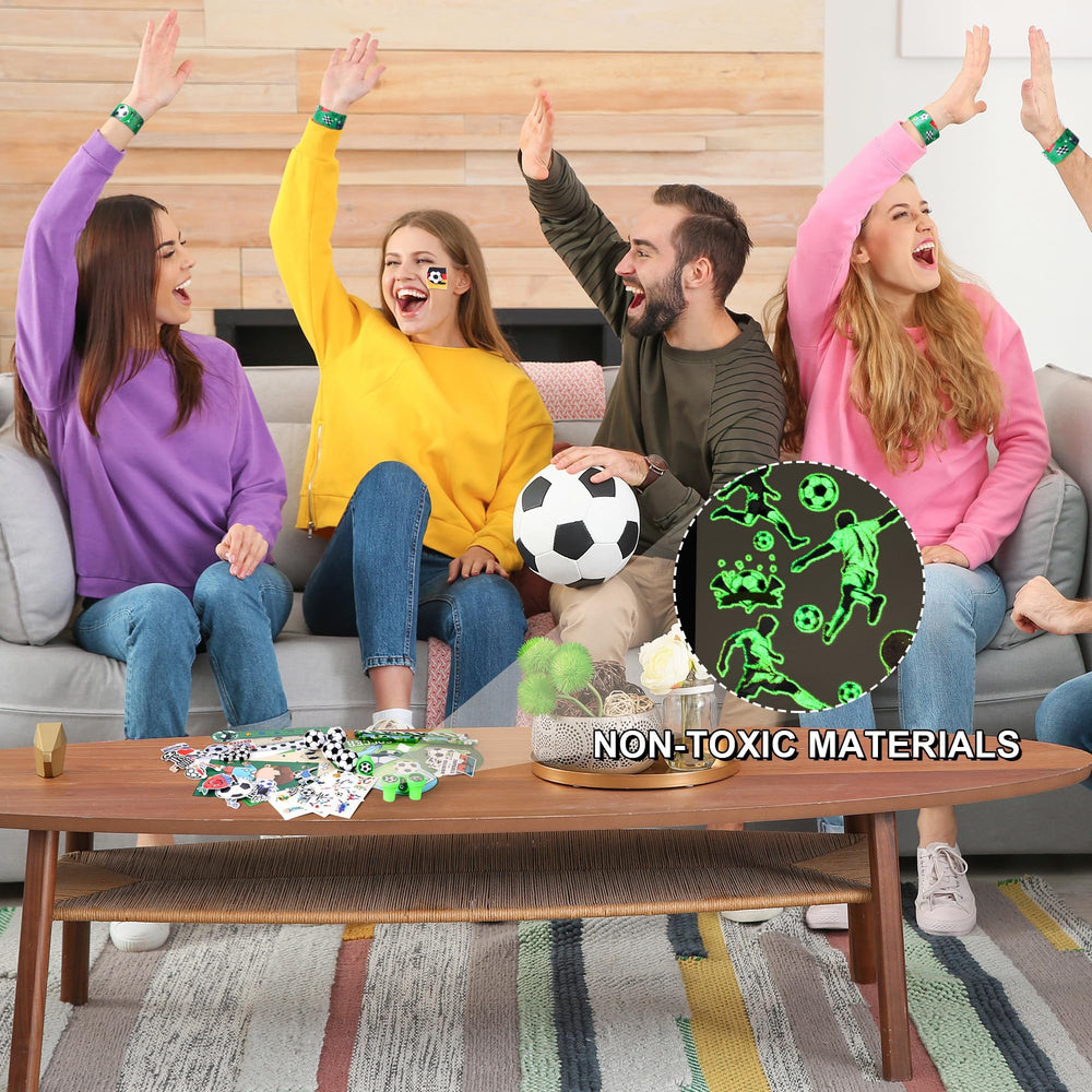 Aneco soccer slap bracelets for interactive party fun and standout favors.