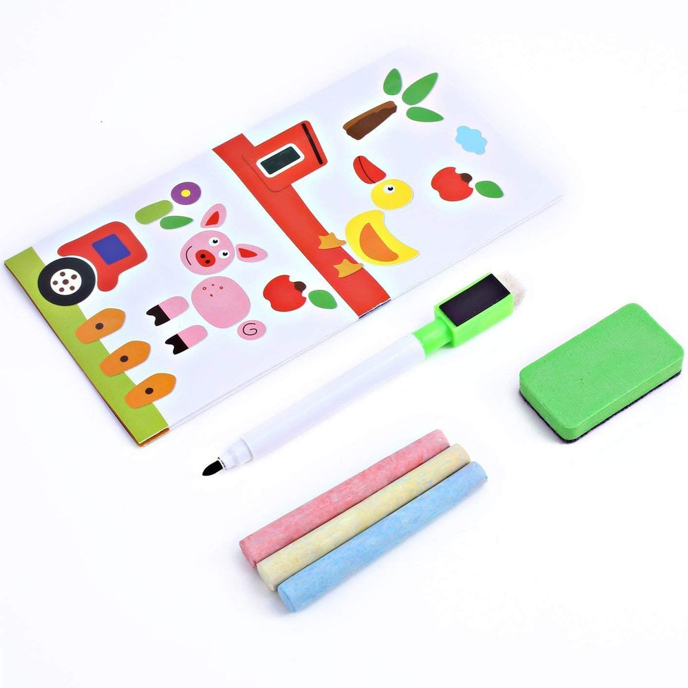 Angelo Home two-sided play promotes versatile learning on any table.