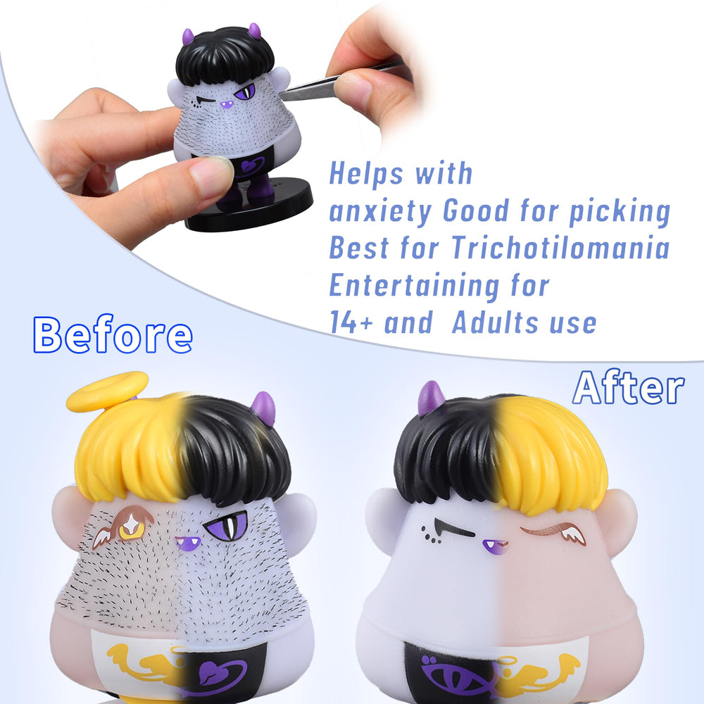 Angel's Wonderland hair-pulling toy car accessory offering sensory engagement on the go.