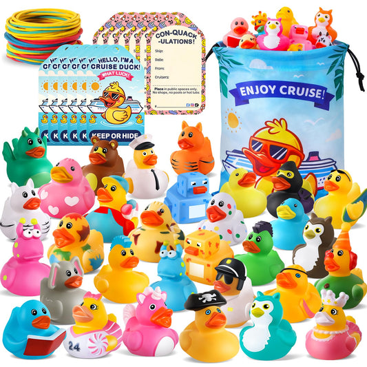 Anggiko cruise ducks 30-pack for on-board fun and gifts.