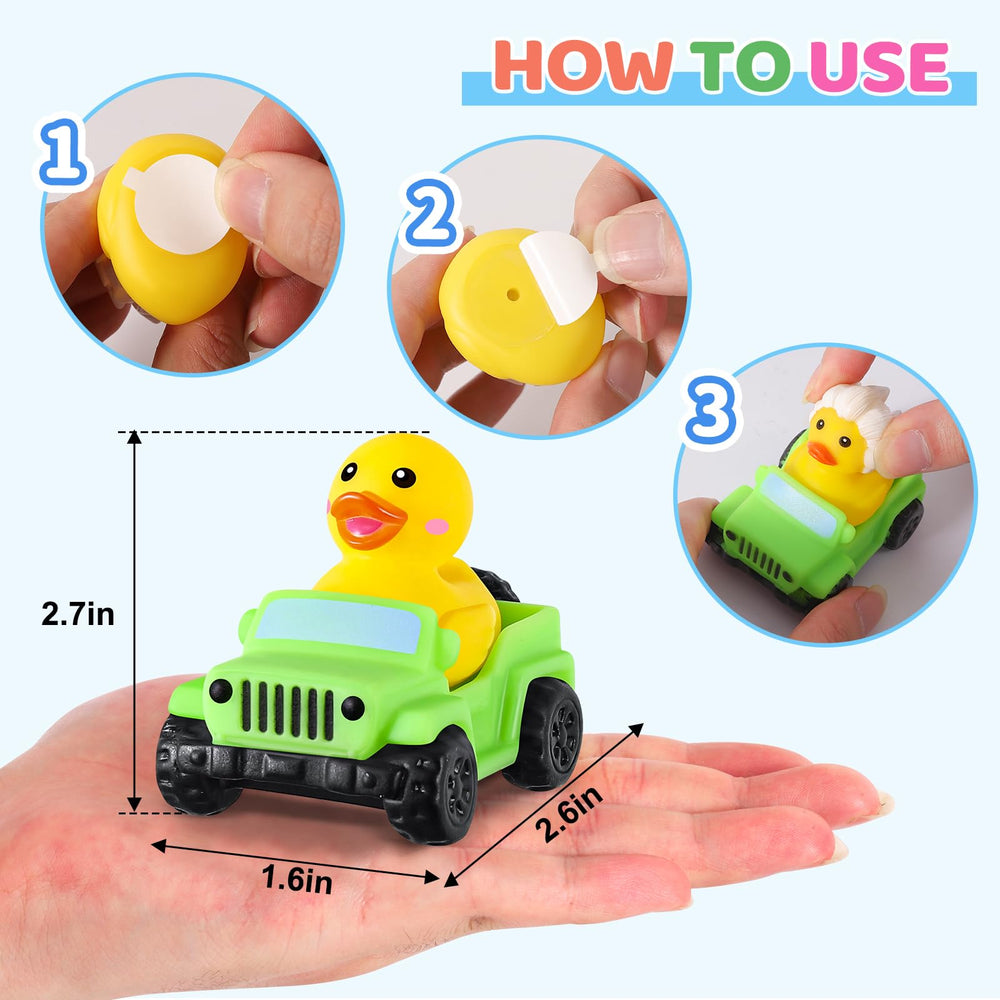 ANGGIKO yellow duck close-up shows vibrant color options.