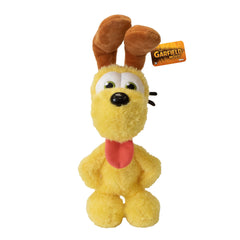 Animagic Odie plush toy with soft yellow fur for cozy hugs.