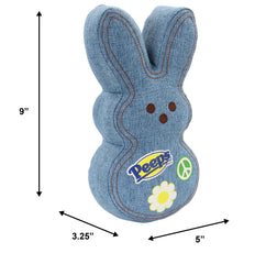 Animal Adventure Shaggy Bunny Peeps close-up shows ultra-soft fabric for hugs.