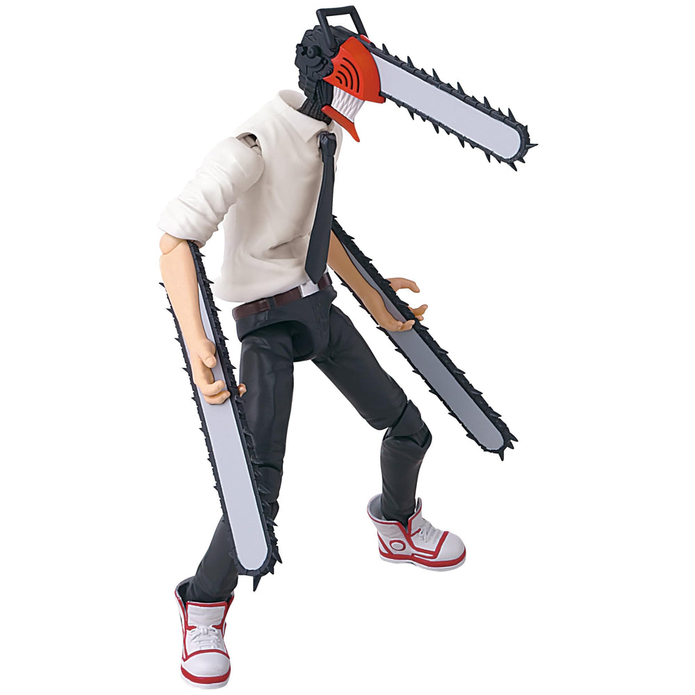 ANIME HEROES Chainsaw Man figure in dynamic pose showcases display versatility