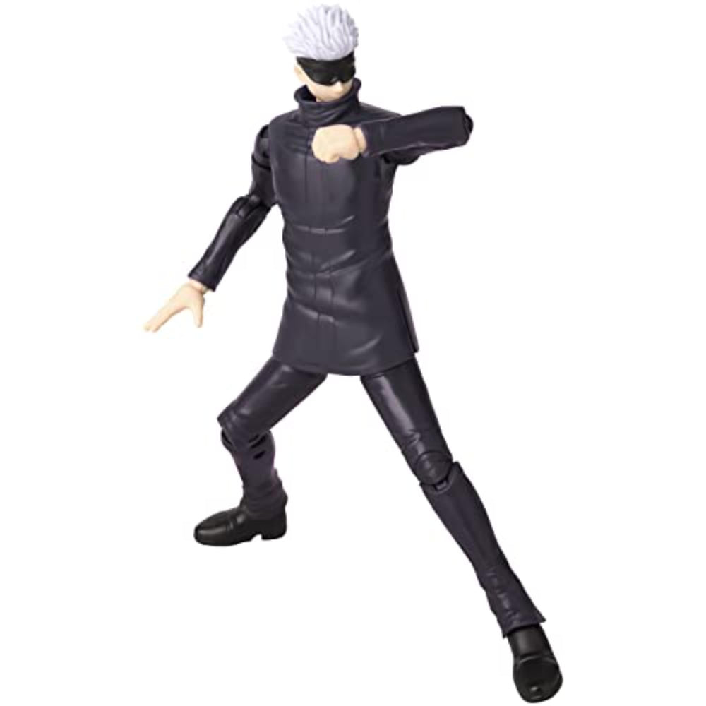 Anime Heroes Jujutsu Kaisen Satoru Gojo action figure front view for display.