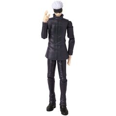 Anime Heroes Jujutsu Kaisen Gojo with interchangeable hands for dynamic posing.