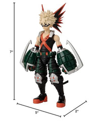 Collecting ANIME HEROES figures forms a complete MY HERO ACADEMIA display.