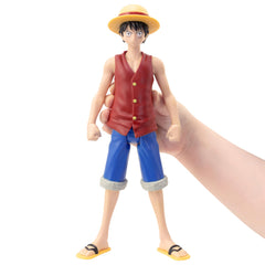 ANIME HEROES Luffy figure front-art detail for display shelves