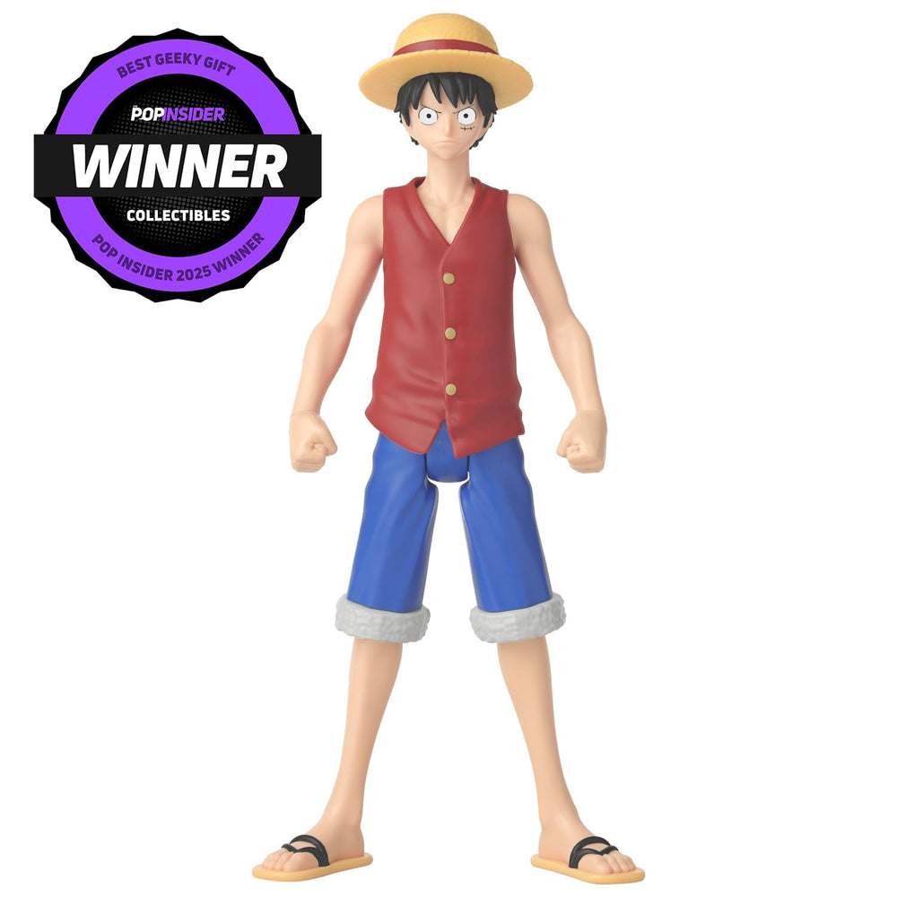 ANIME HEROES Mega One Piece Luffy figure side pose for dynamic display