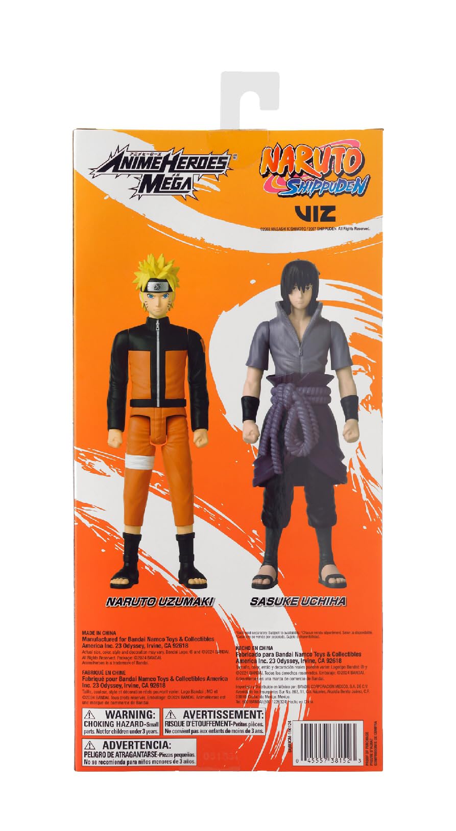 ANIME HEROES Sasuke cloth texture and costume detail.