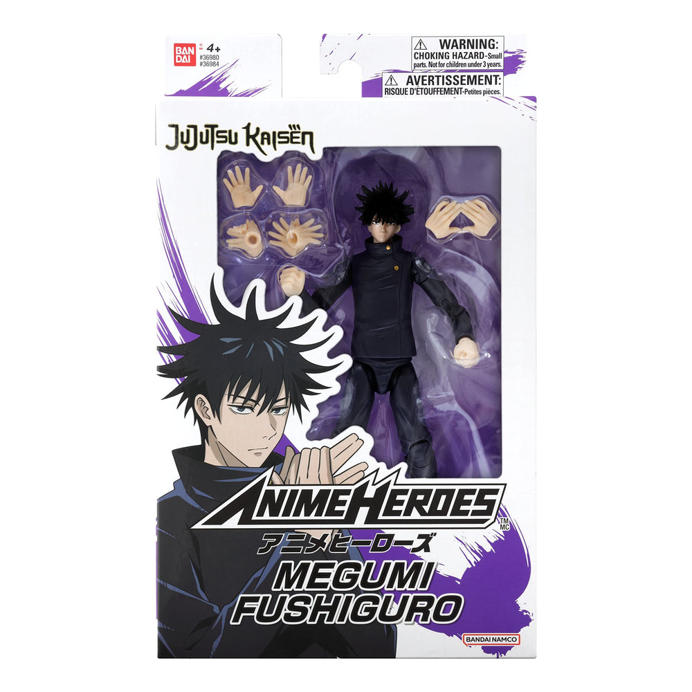 ANIME HEROES Megumi display-ready packaging for shelf-worthy collection