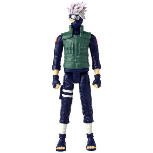 ANIME HEROES Naruto Kakashi 12-inch figure front view for display and collection