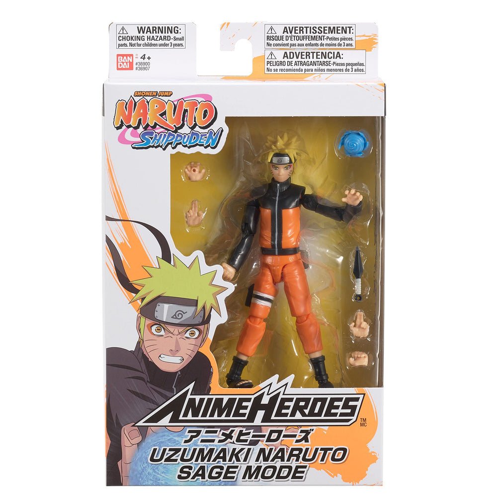 ANIME HEROES Naruto Sage Mode display-ready figure on shelf