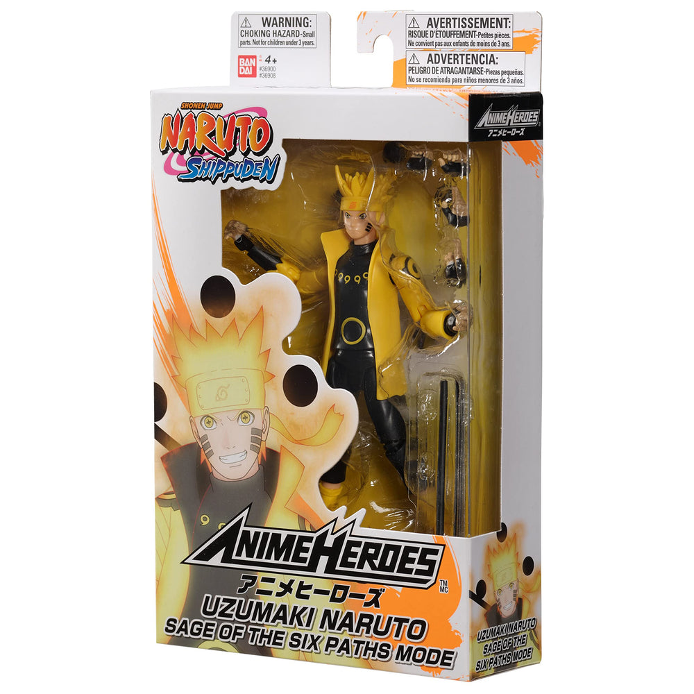 Anime Heroes Naruto Sage Six Paths pose variant one for dramatic action