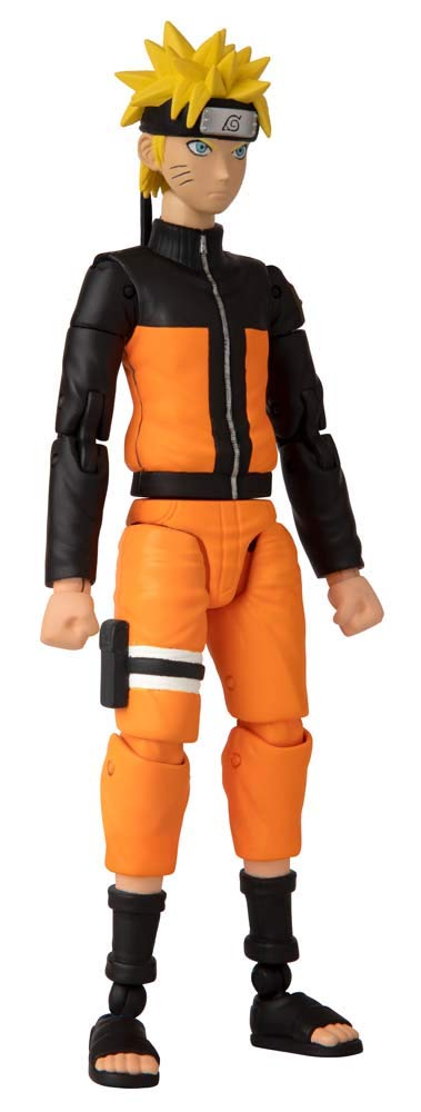 Anime Heroes Naruto Uzumaki figure front view for display and posing.