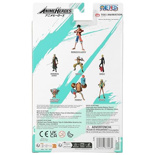 ANIME HEROES Luffy renewal figure captain stance captures iconic leadership