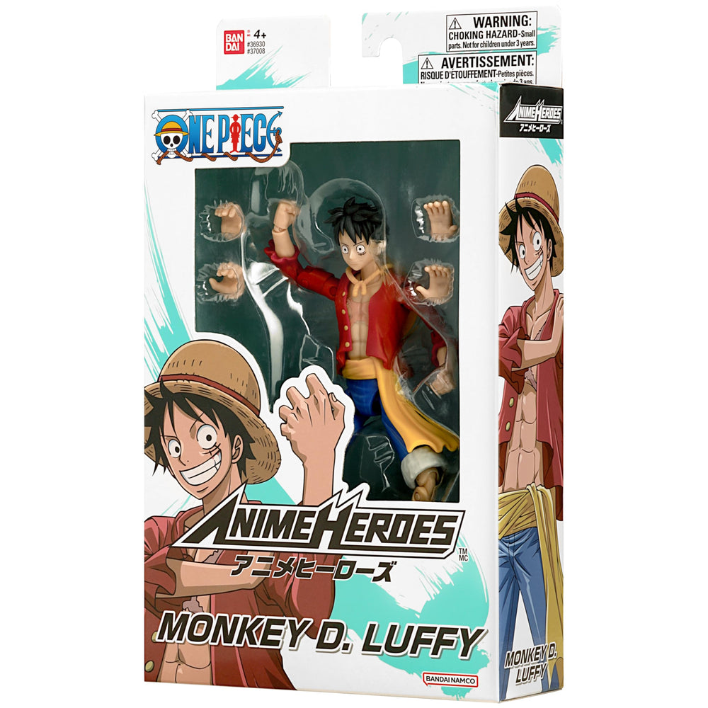 ANIME HEROES Luffy renewal figure part of a sought-after collectible line