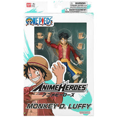 ANIME HEROES Luffy renewal figure display-ready presentation on your shelf