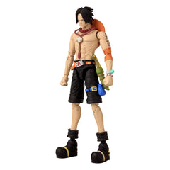 ANIME HEROES Portgas Ace figure premium packaging inspired by manga art.