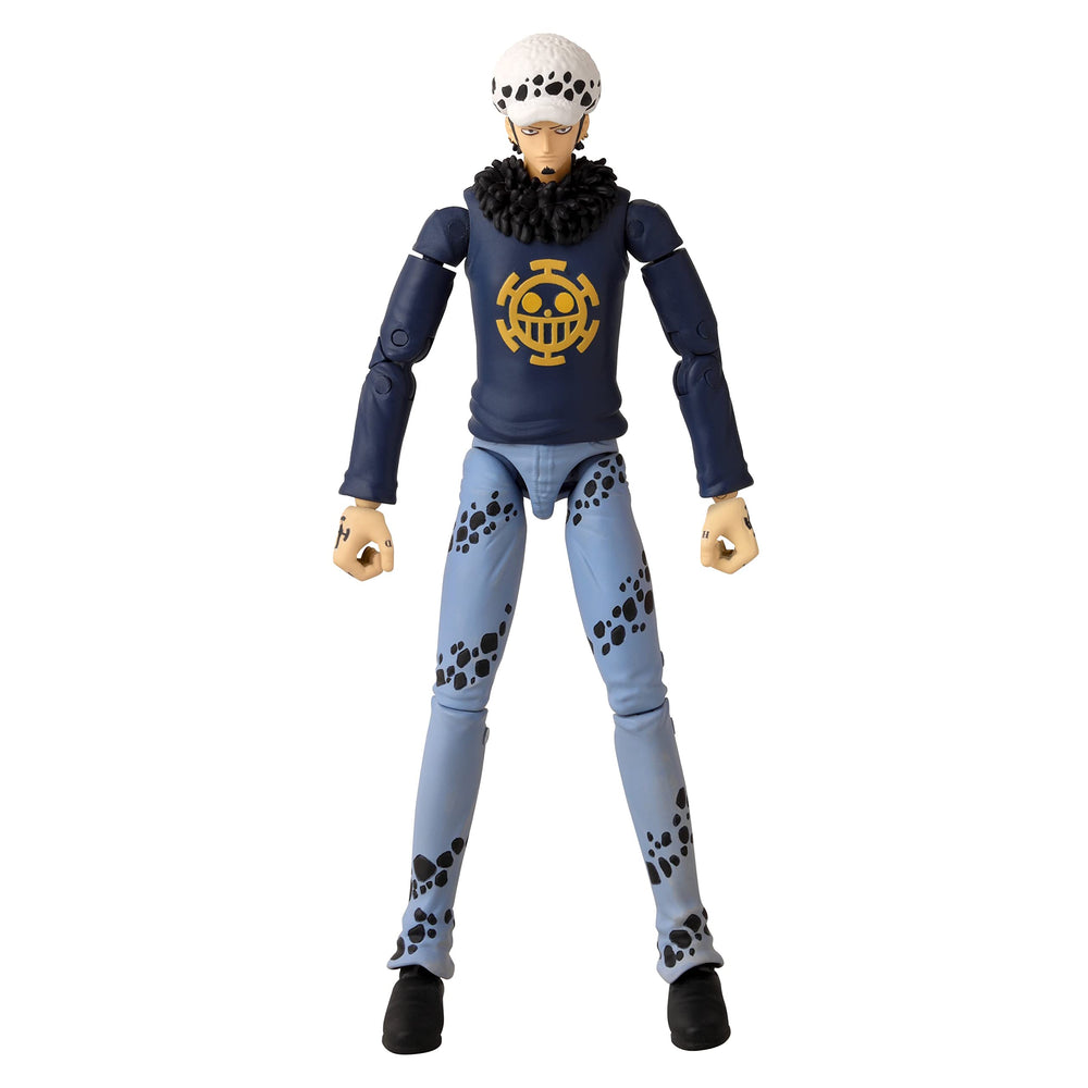 ANIME HEROES Trafalgar Law interchangeable faces offer varied expressions for storytelling.