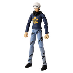 ANIME HEROES Trafalgar Law side-pose showcases detailed armor and stance for action scenes.