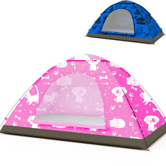 ANJ Outdoors KidzAdventure pink best friends tent for indoor play and cozy outdoor adventures.