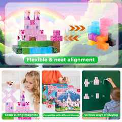 Annexfun kid play session building with magnets