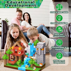 Annexfun magnetic blocks kids building: safe, colorful cubes support cooperative play and growth.