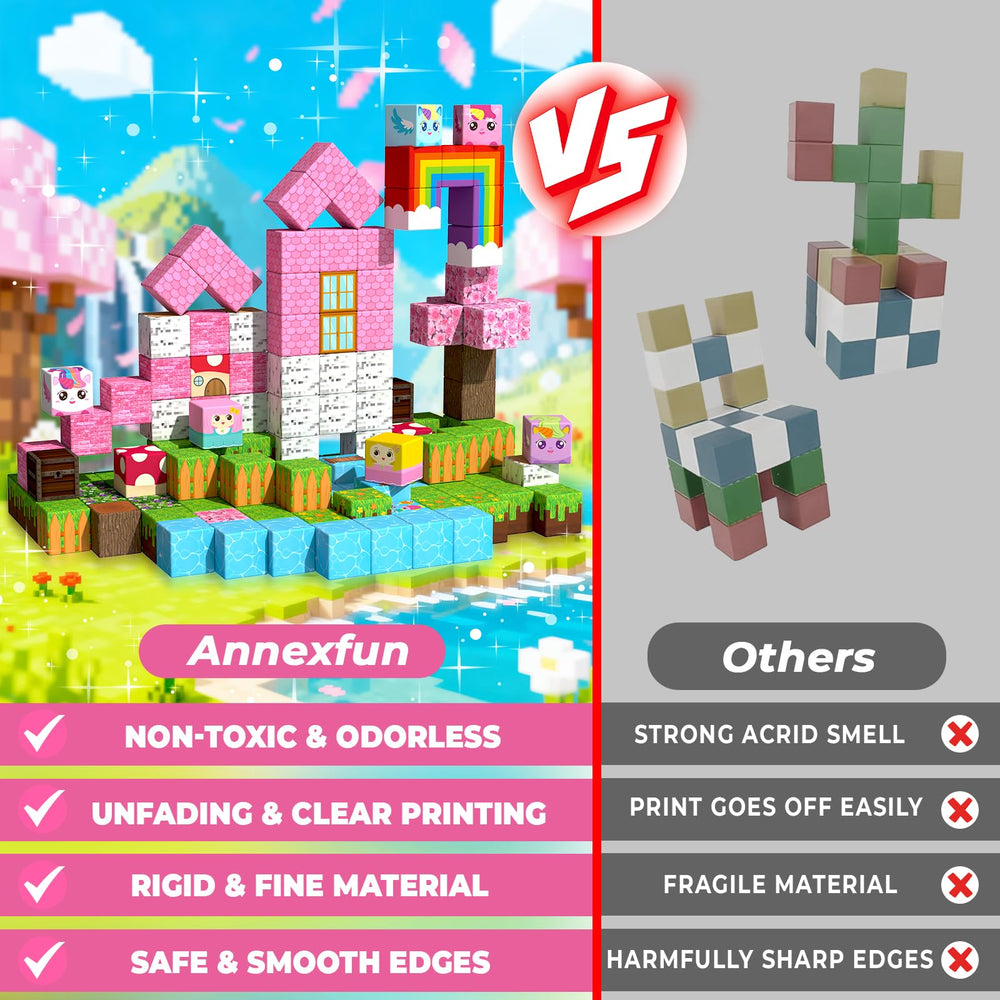 Annexfun Magnetic Blocks treasure chest for imaginative storytelling