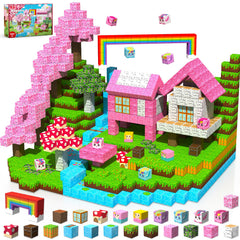 Annexfun Magnetic Blocks unicorn tower for creative STEM play and building confidence