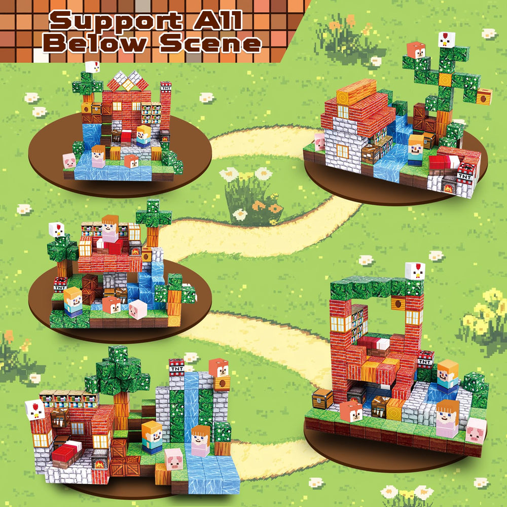 Annexfun Magnetic Blocks Windmill demonstrates rotating structures for exploration