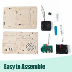 ANNISOKA walkie talkie kit clear instructions for young builders.