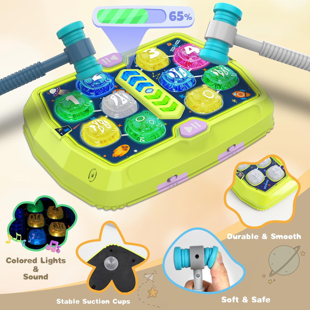 AN NKIE Whack Game Mole Toy in gift box packaging ready to gift