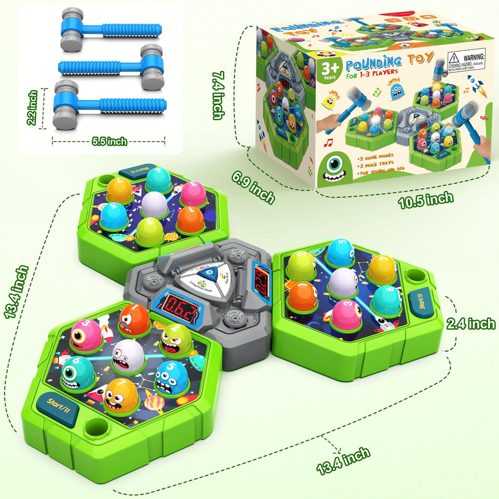 BPA-free ABS plastic keeps little hands safe during imaginative play.