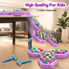 ANNKIE Whack Game Mole kid playing demonstrates family-friendly appeal.