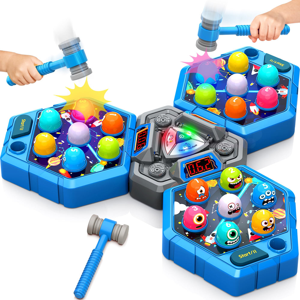 ANNKIE Whack Game Mole safety-durability image confirms BPA-free materials and edge safety
