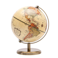Compact 5.5-inch globe fits on desks and shelves