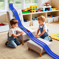 Anoozo 16ft flexible race track ramp with customizable layouts for kids