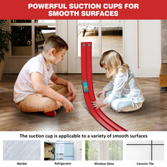 Anoozo durable PVC track designed to resist creasing and tearing