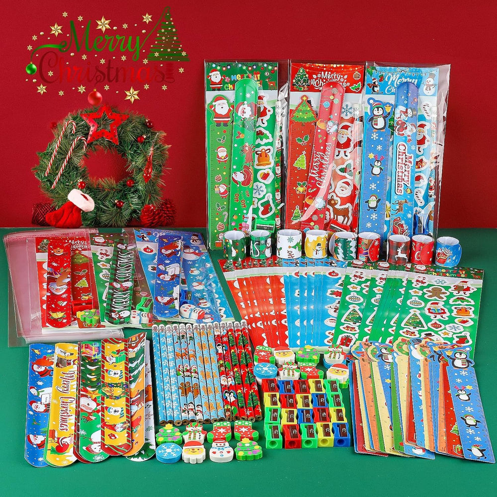 ANPHILE 28-pack Christmas sharpeners keep pencils ready for projects.